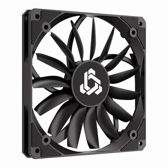 PC Computer Case Fan PWM 4 Pin 140mm Silent 14CM Fan CPU Cooler Cooling Fan Cooling Radiator Fan PC Case Fan,1 * Computer Case Fan,Black