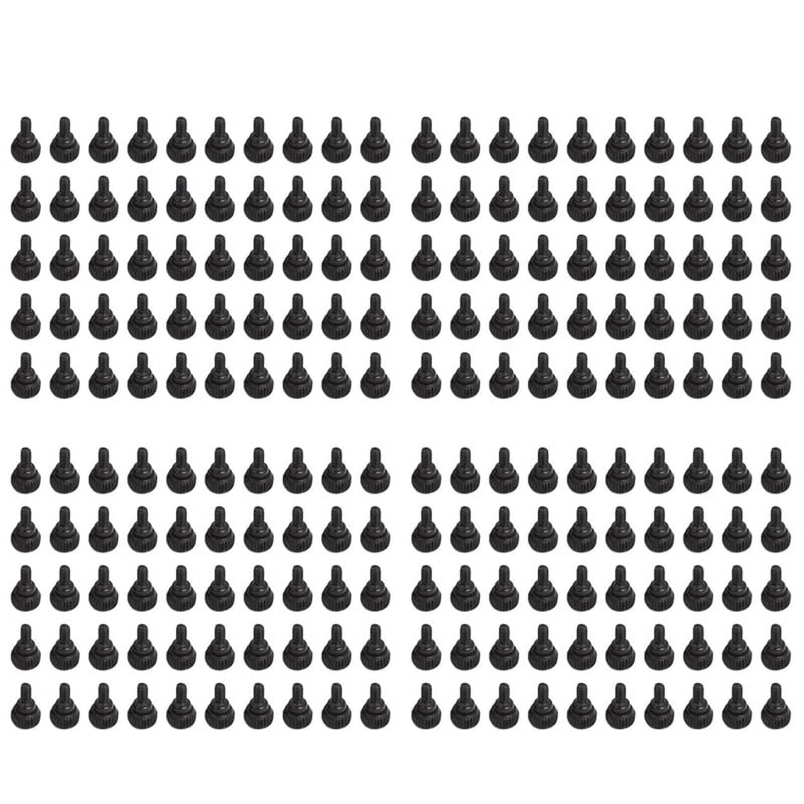 PC Computer Case Thumbscrews M3.5 Thumb Screws Black 200 Pcs