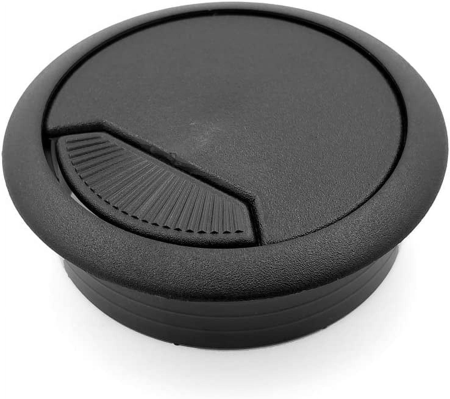 PC Computer Cord Cable Wires Organizer Hole Cover 2 3 8 Black Plastic PC Computer Cord Cable Wires Organizer Hole Cover 2 3 8 Black Plastic