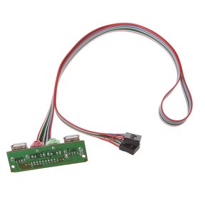 PC Computer Front Panel with 4 Ports USB2.0 Ports + Audio Jack 52.5cm USB Cable