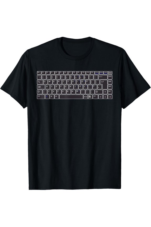 PC Computer Keyboard Buttons T-Shirt