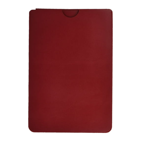 PC Computer PU Leather Case Cover Laptop Sleeve Carmine for Macbook Air 13 Inch