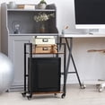 thumbnail image 1 of PC Computer Tower Stand w/ Wheels Mobile CPU Holder 2-Tier Under Desktop Durable, 1 of 7