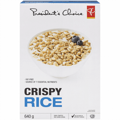 PC Crispy Rice Cereal (640g/22.6 oz)
