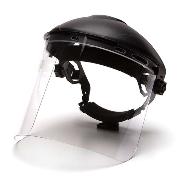 PC Cylinder Clear Facesheield