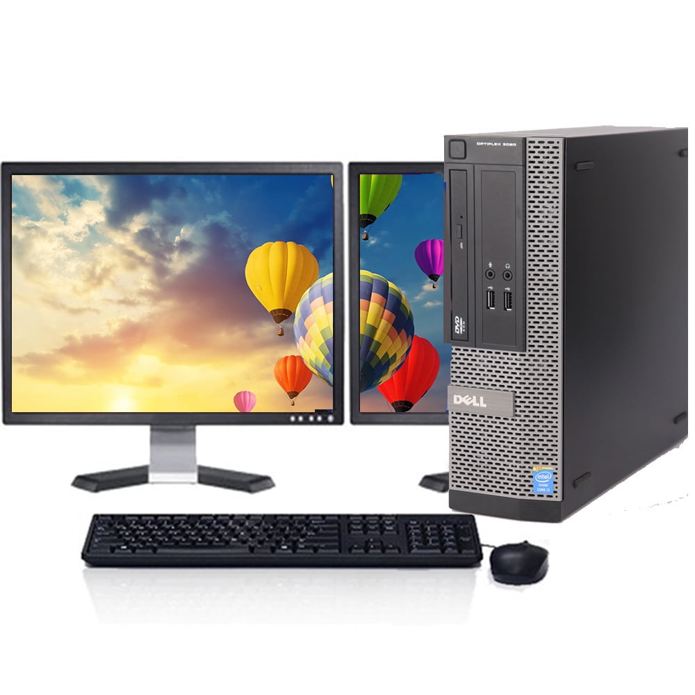 Fast And Dependable Dell Desktop, Intel Core i5 Processor, 8GB RAM, 128GB SSD, WIFI, Windows 10, With 22 Monitor