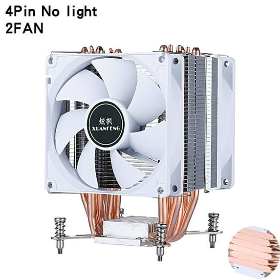 PC Efficient Air-cooled Radiator Processor 2/4/6 Heat Pipe Cooler CPU Cooling Fan Installing LGA 2011 2099 2066 x79 x99 x299 E5