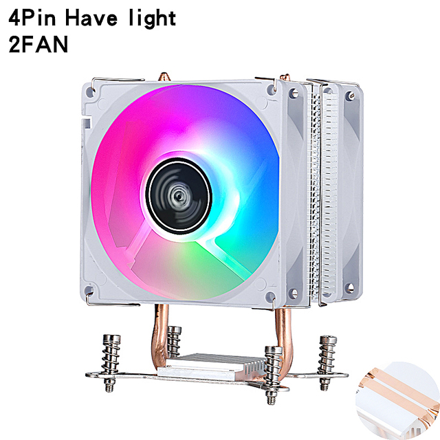 PC Efficient Air-cooled Radiator Processor 2/4/6 Heat Pipe Cooler CPU ...