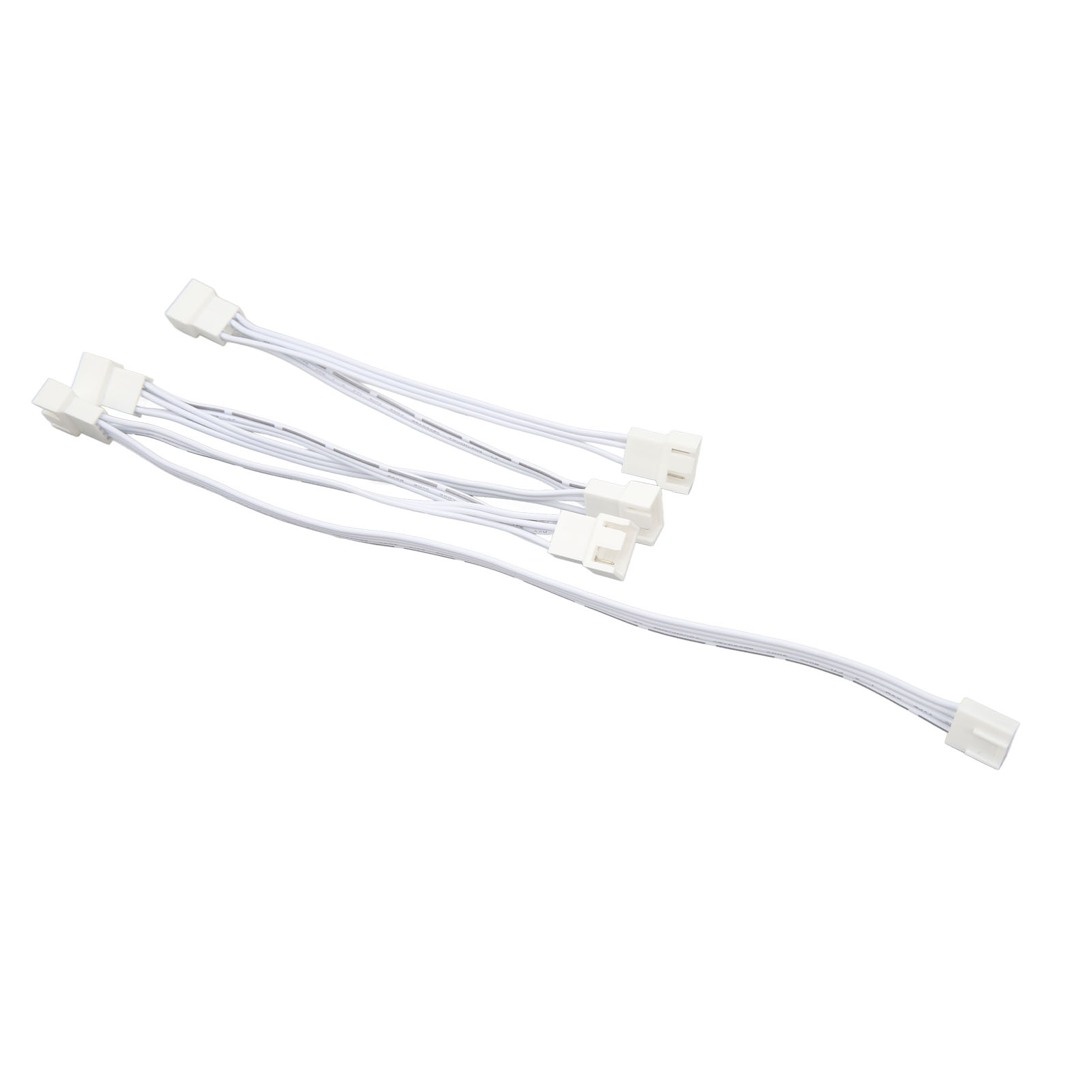 PC Fan Adapter Cable, PWM Fan Splitter Cable Wide Compatibility 1 To 6 For Temp Control