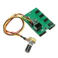 PC Fan Speed Controller DC 12V PWM 4 Way 11.8in Cable Easy Installation