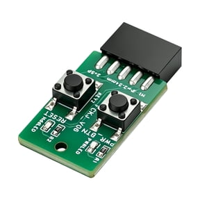 Desktop Computer Front Panel Header Module, Power Control Board with LED Indicator Support for Repair Stations and Hardware Evaluation Use