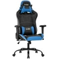 thumbnail image 1 of PC Gaming Chair Racing Computer Chair Adjustable Desk Chair with Lumbar Support Headrest Armrest Rolling Swivel Task Chair Ergonomic PU Leather E-Sports Home Office Chair for Adults(Blue), 1 of 7