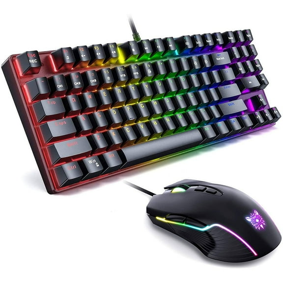 PC Gaming Keyboards Universal Manipulator Keyboard and Mouse RGB Backlit