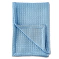 thumbnail image 1 of Parent's Choice Knit Baby Blanket, 100% Cotton, Soft & Cozy, Forever Blue, 30" x 40", 1 of 7