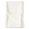 thumbnail image 1 of Parent's Choice Knit Baby Blanket, 100% Cotton, Soft & Cozy, Egret, 30" x 40", 1 of 7
