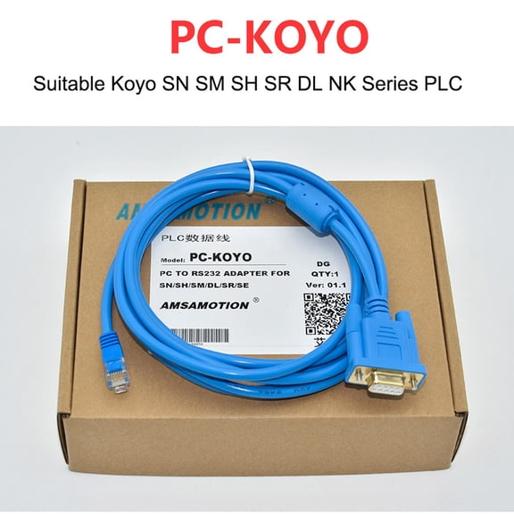 PC-KOYO for Koyo SN SM SH SR DL NK Series PLC Programming Cable Data Download Line