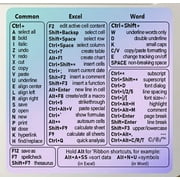 PC & Laptop Keyboard Shortcut PURPLE Sticker   Time Saving Hotkeys for Professionals, Students, and Creatives
