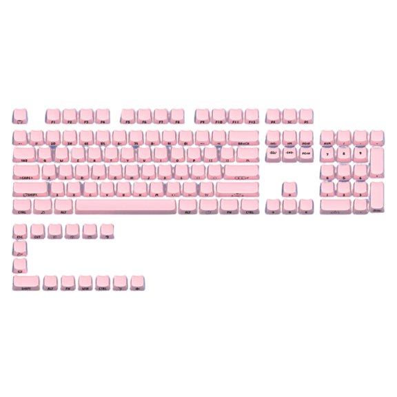 PC Material 119Keys Shining Jelly Keycap Set Side Printed Characters MAO Height