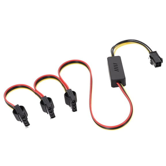 PC Motherboards 4Pin CPU to Standard 4Pin Power Adapter Extension Cable 1 to1/2/3/4 Splitter HDD Cord