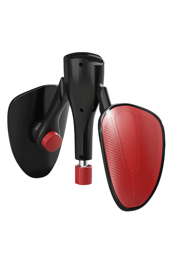 PC Muscle Trainer, Inner Thigh Exerciser for Women, Kegel Exerciser for Men, Pelvic Floor Muscle Training Device, Hip Trainer for Postpartum Recovery, Black & Red