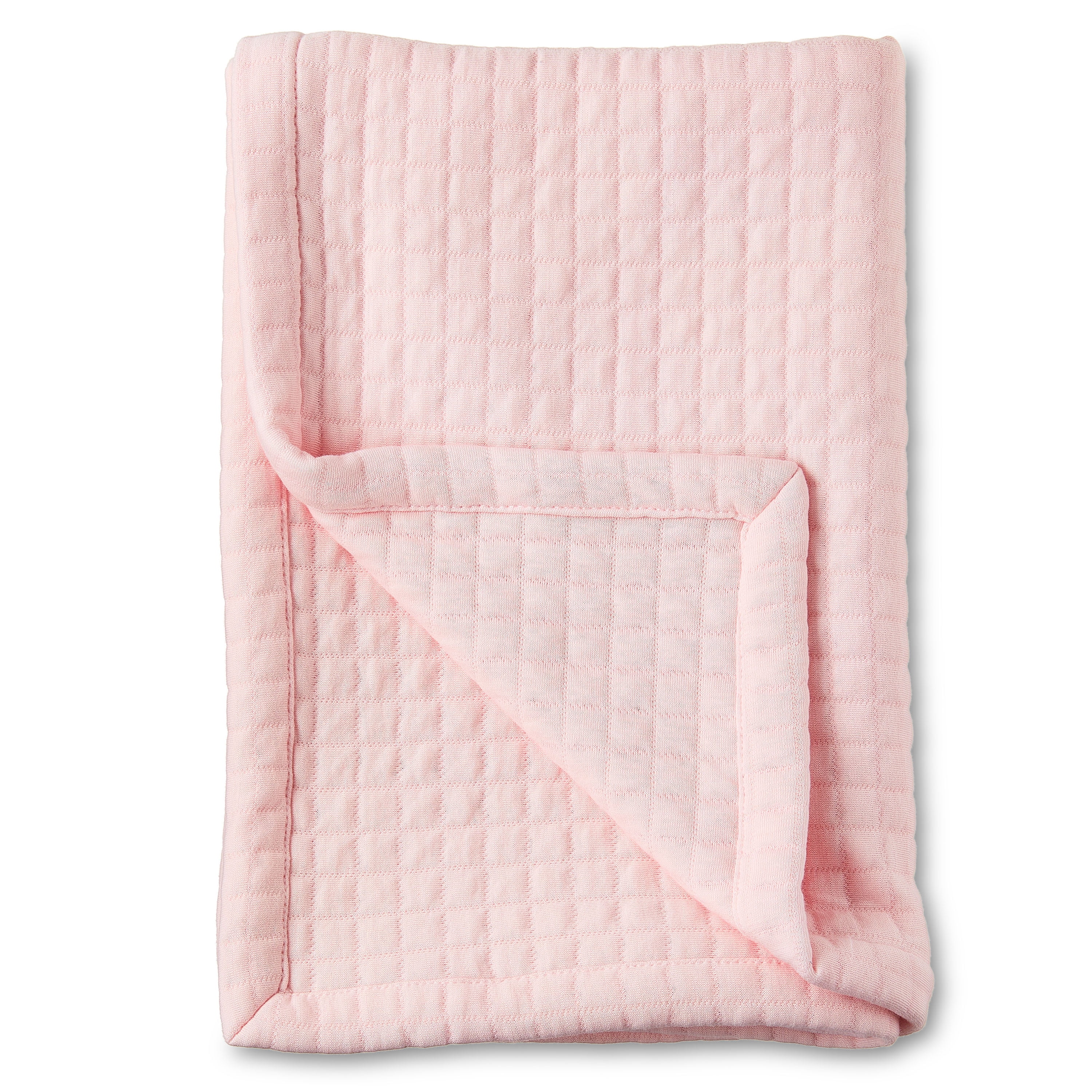 Parent's Choice Knit Baby Blanket, 100% Cotton, Soft & Cozy, Rosewater, 30" x 40"
