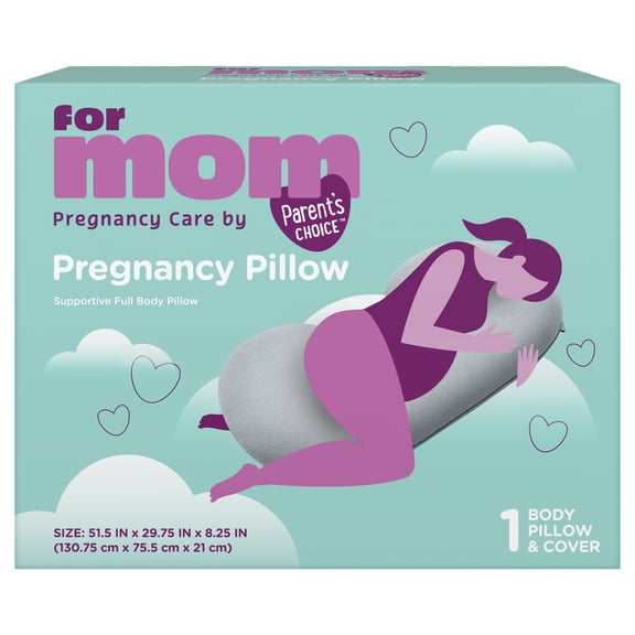 Parents Choice Pregnancy Pillow 3D Construction Jersey Gray