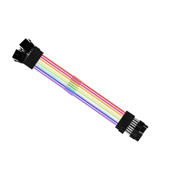 PC PSU Cables GPU Cable GPU Extension RGB Cable PSU PC Cable Extension Bracket Control Extension Cable - PC2x8 PIN, 12.9 x x 3.7inch