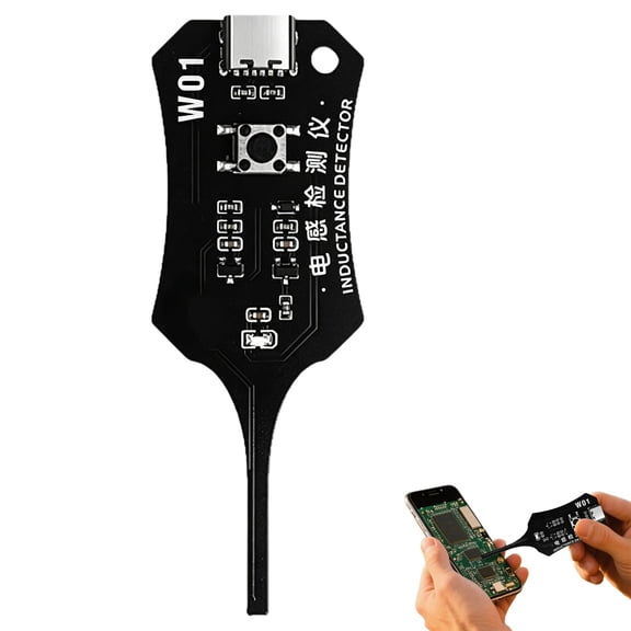 PC and Phone Repair Tool A Type-C Inductance Tester for Motherboard Coils and Electronic Circuits High Sensitivity Quick Fault Detection Instrument (2PCS)
