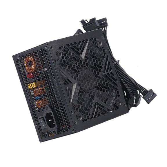 PC Power Supply 550W/650W/750W with 120mm Fan for Gaming PC Efficient Cooling