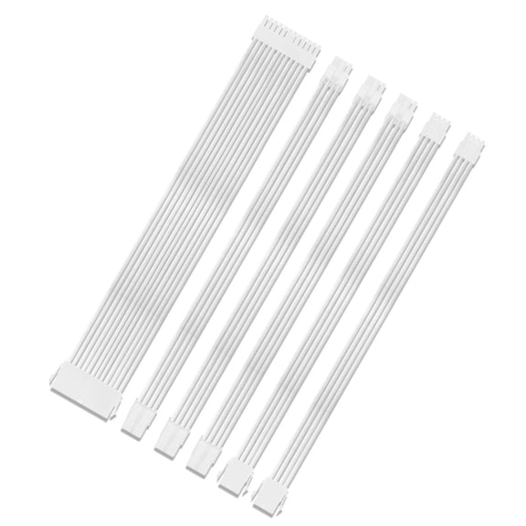 PC Power Supply Extension Cable 30CM with1x24Pin/2x8Pin(4+4) CPU/3x8Pin(6P+2P)