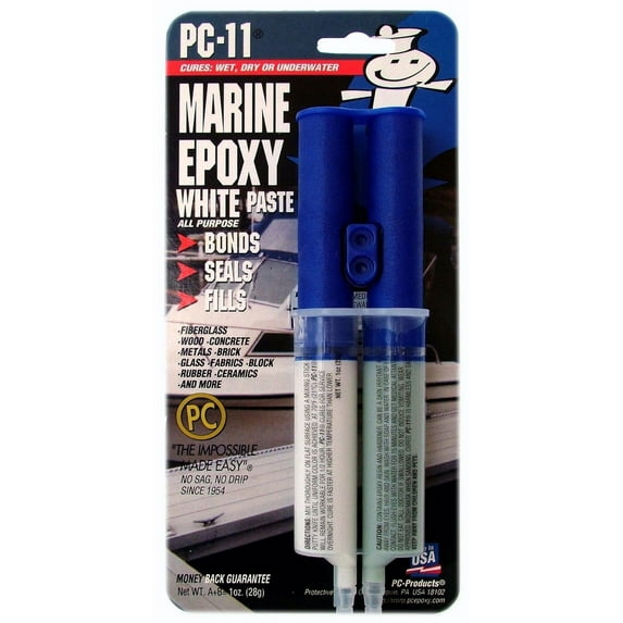 PC Products 010112 1 Oz White Marine Epoxy Paste