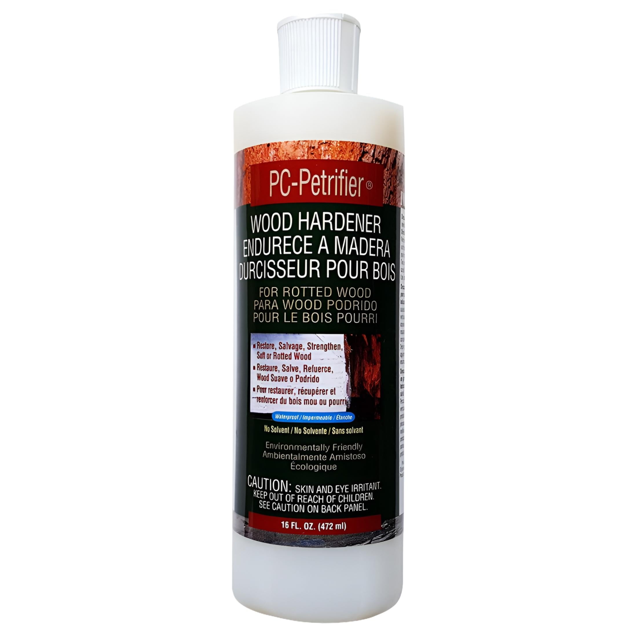 PROTECTIVE COATING PC Products PC-Petrifier Water-Based Wood Hardener, 16 oz, Milky White 164440