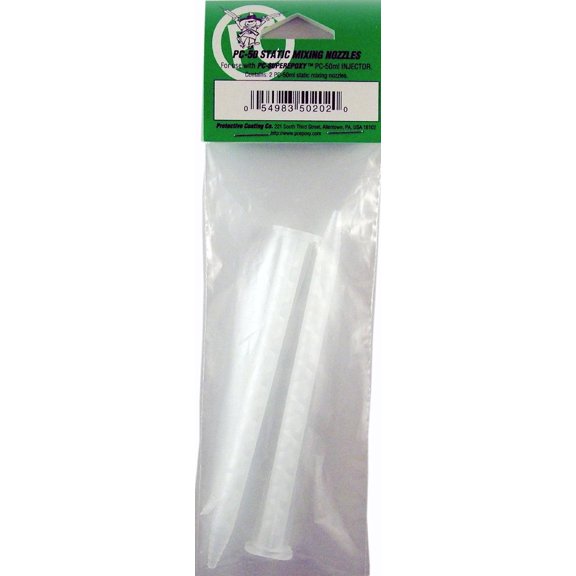 PC Products PC-Super Epoxy Static Mixing Nozzle for 50 ml Cartridge, 2-Pack, 502020
