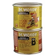 PC Products PC-Woody Wood Repair Epoxy Paste, Two-Part 6 oz in Two Cans, Tan 083338