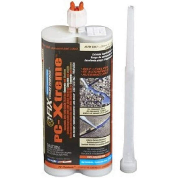 PC Products PC-Xtreme Polyurea Joint Filler, Concrete and Blacktop Sealant, 22oz Cartridge, Gray 96000