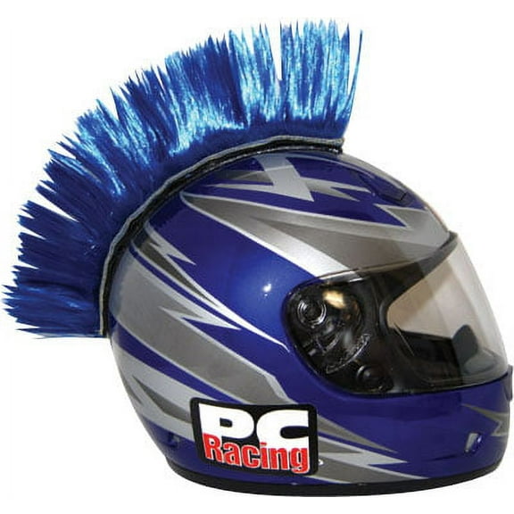 PC Racing PCHMBLUE Helmet Mohawk