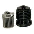 thumbnail image 1 of PC Racing PCS4B Black Stainless Steel Flo Reusable Oil Filter, 1 of 1