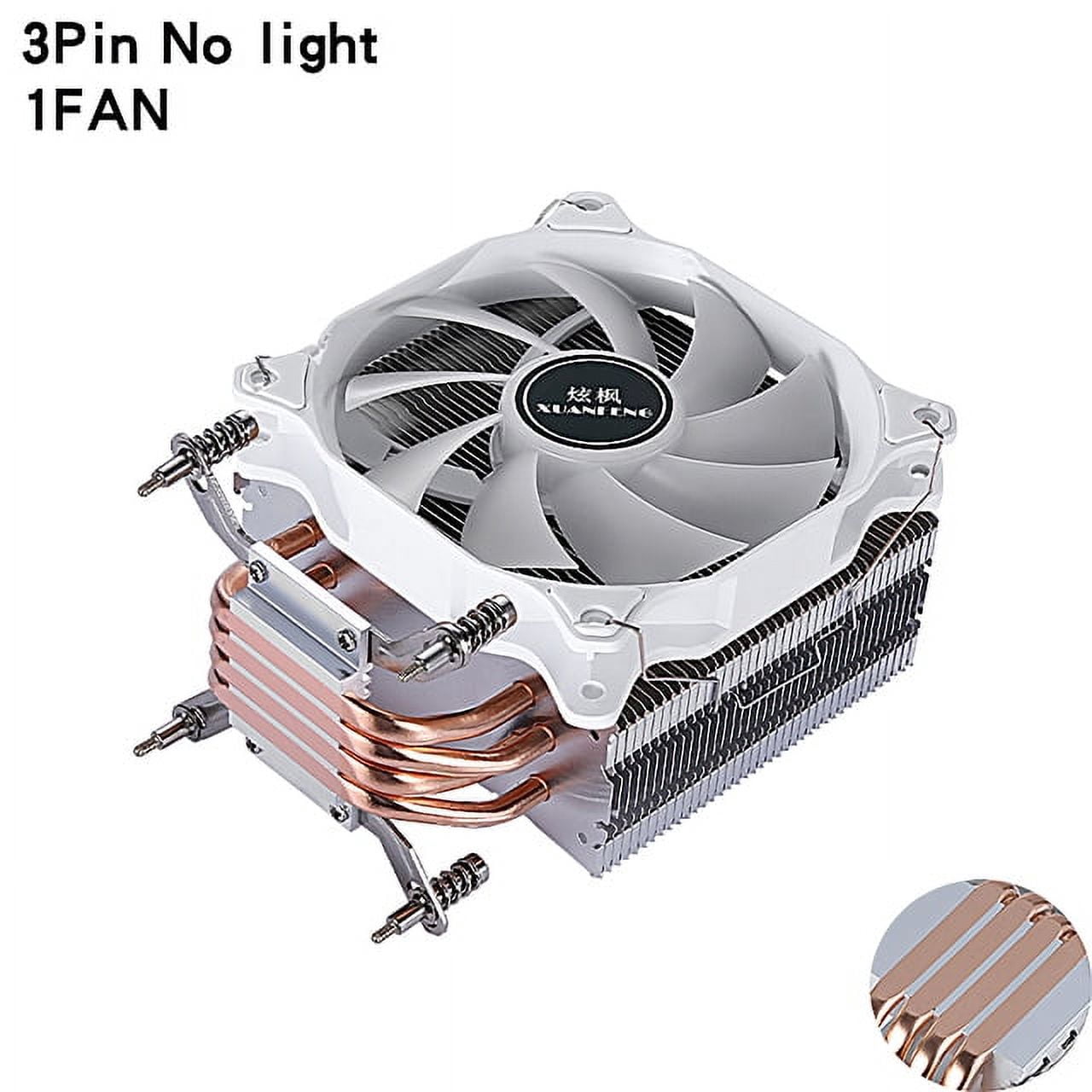 PC Radiator Air-cooled 120mm 4/6 Tower style Heat Pipe Efficient CPU Cooler Fan Installing LGA775 115x 1200 1700 1356 i3 i5 i7