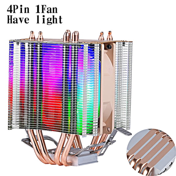 PC Radiator Twin Towers 4 Heat Pipe Air-cooled CPU Cooling Fan Suitable For Installing LGA2011 X79 X99 2066 2099 X299 E5 E3 AMD