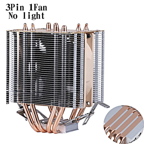 PC Radiator Twin Towers 4 Heat Pipe Air-cooled CPU Cooling Fan Suitable For Installing LGA775 115x 1700 1200 1366 i3 i5 i7 AMD