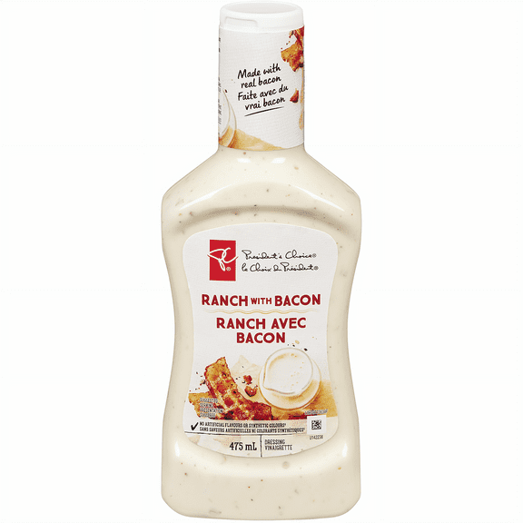 PC Ranch With Bacon Dressing  475ml (16 oz)  Hot & Warm Bacon Dressing for Salads & Dips