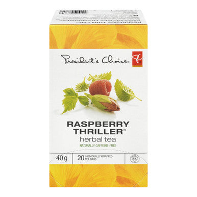 PC Raspberry Thriller Herbal Tea 40g/20ct - Walmart Business Supplies