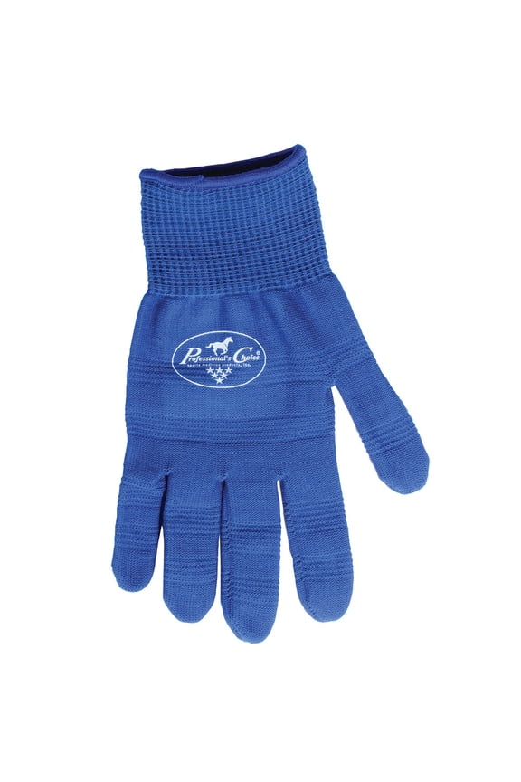 Royal Blue Roping Gloves - Knuckle Knit Technology & Enhanced Grip Large / 1 Glove