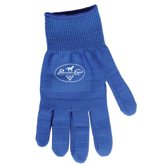 Professional's Choice Royal Blue Roping Gloves - Knuckle Knit Technology & Enhanced Grip Large / 1 Glove