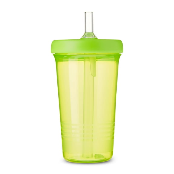 Parent's Choice Easy Sip Straw Cup, 9 fl oz, 1 Count, 6 Months+, Green, Unisex