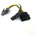 thumbnail image 1 of PC Server Internal Dual 2 IDE Molex to CPU 8Pin 8p Converter Power Lead Cable Cord 18AWG Wire 15cm, 1 of 4