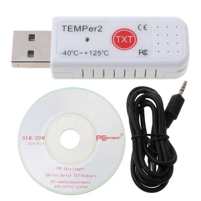 PC TEMPER2 Sensor USB Thermometer Hygrometer Temperature Data Logger