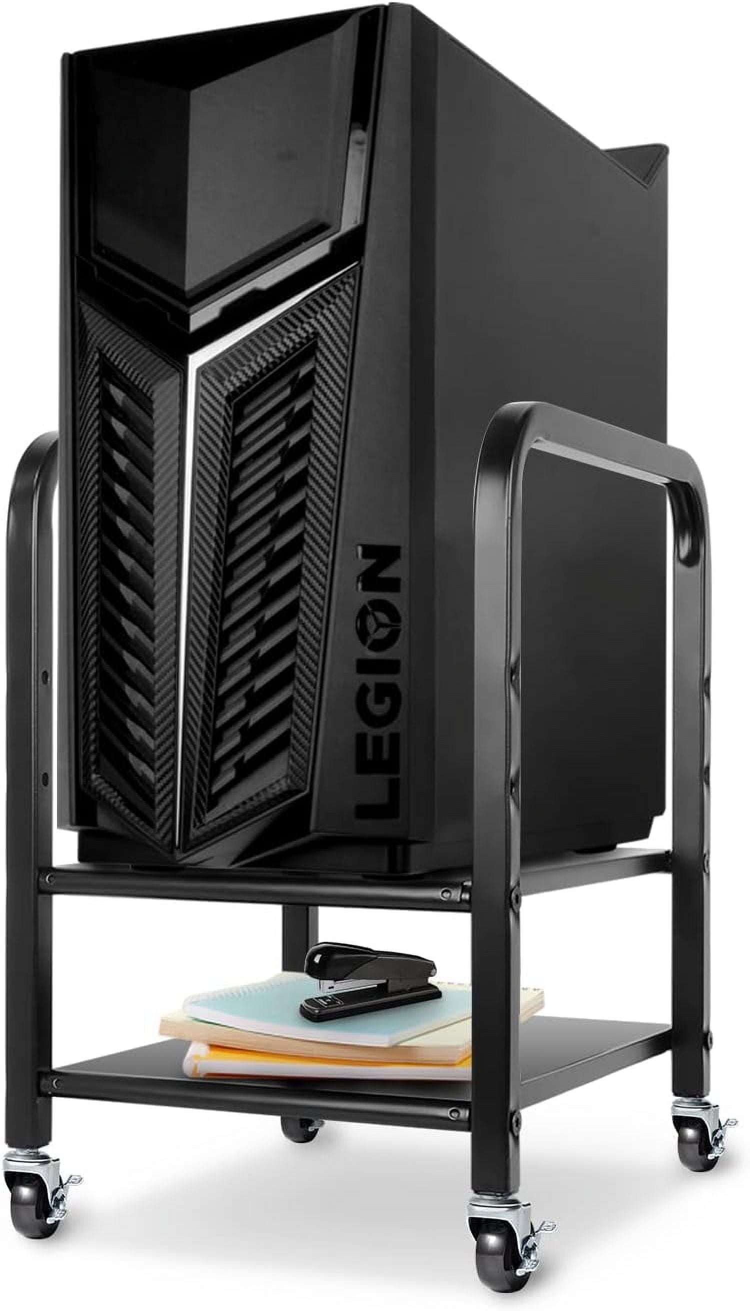 PC TOWER STAND BLACK METAL FOR PC COMPUTERS RACK ORGANIZER - Walmart.com