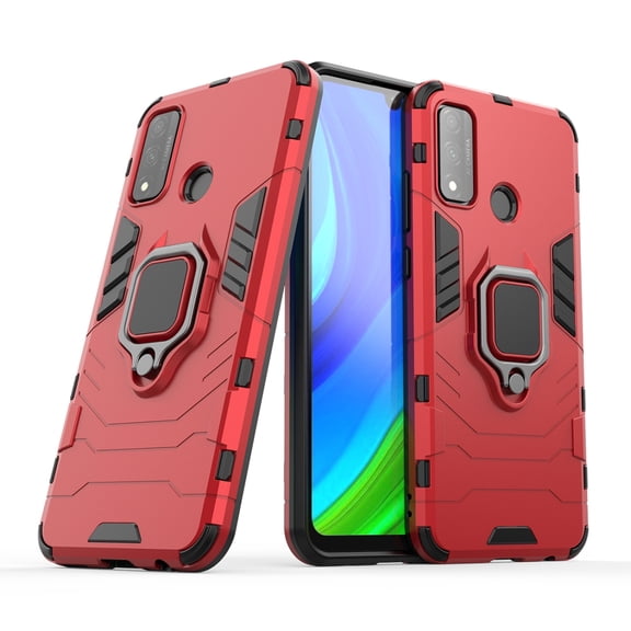 PC + TPU Anti-fall Protective Case with Ring Holder