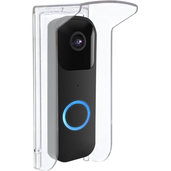 PC Transparent Plastic Protector Cover,Camera Doorbell Cover,Doorbell Rain Cover Weatherproof Compatible for Blink/Ring Pro2/Arlo/Wyze/Google Nest/ReolinkExcluding Display Equipment